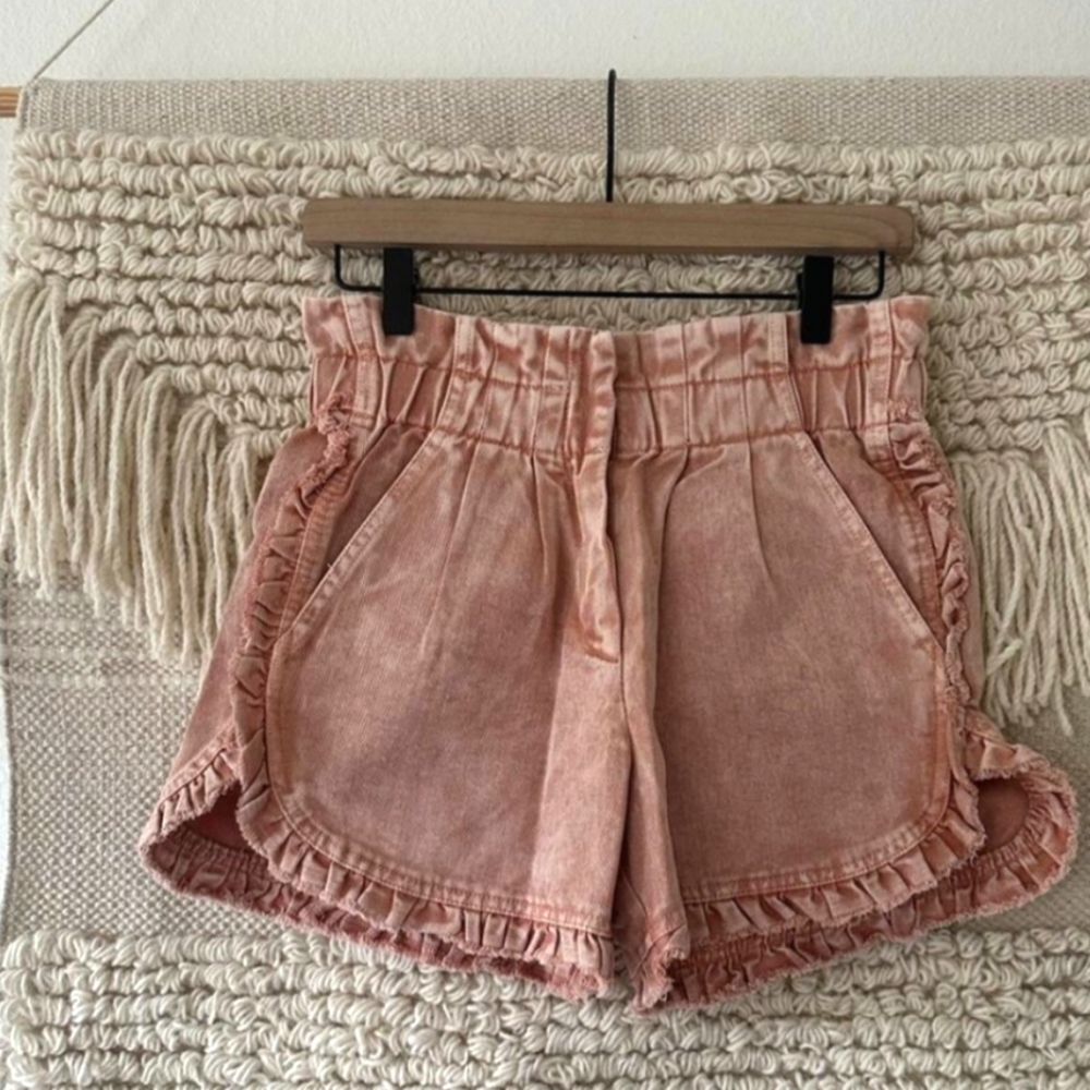 Sea New York Idun Ruffle Paperbag Shorts XS
